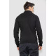 Кофта мужская на молнии с карманами, цвет черный, 161R1053