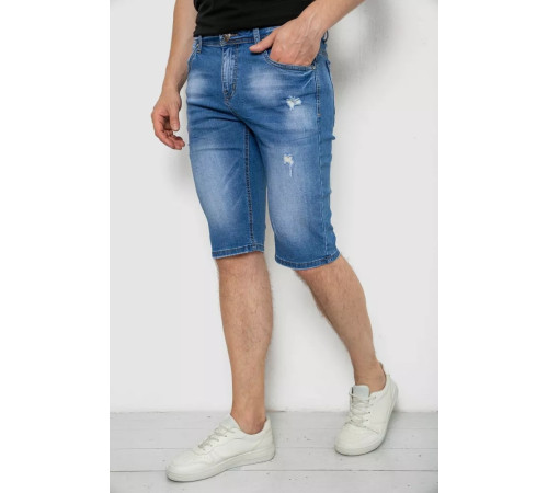 Шорты мужские джинсовые, цвет синий, 244RLS22-0215X