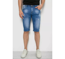 Шорты мужские джинсовые, цвет синий, 244RLS22-0215X