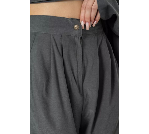 Костюм жіночий трійка класичний, колір хакі, 167R0120