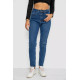 Джинси жіночі Mom-fit стрейч, колір синій, 244R1152