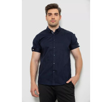 Рубашка мужская, цвет темно-синий, 214R9001-1