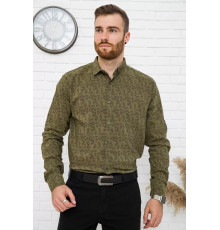 Сорочка чоловіча, хакі, натуральна бавовна, 511F015 колір Хакі