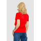 Футболка жіноча з принтом, колір червоний, 238R57800