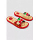 Шльопанці дитячі для дівчаток, колір червоно-бежевий, 243R6009b-17A