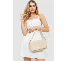 Сарафан однотонний, колір молочний, 129R1047-1