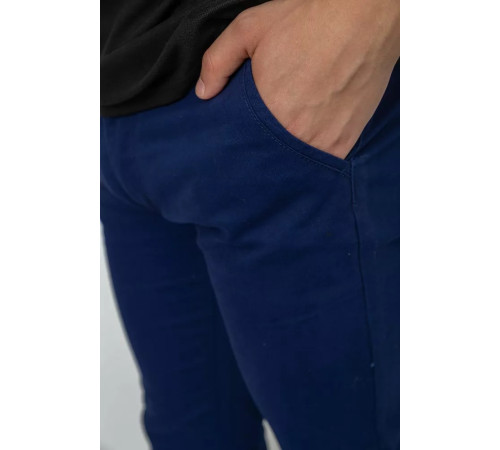 Брюки мужские стрейч, цвет синий, 244RF808