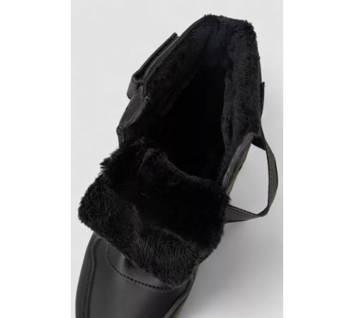 Кроссовки женские зимние на меху, цвет черно-белый, 248RAM04