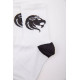 Жіночі білі шкарпетки, з принтом, 167R520-1