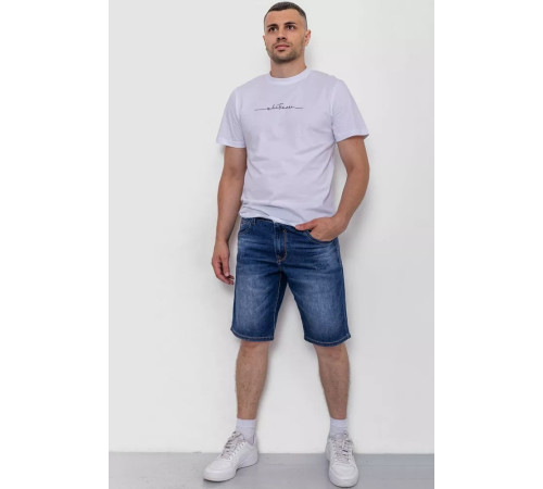 Джинсові шорти чоловічі, колір синій, 244R5A-047