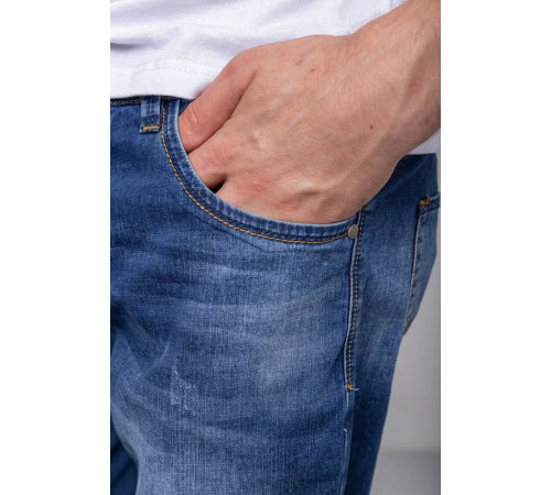 Джинсові шорти чоловічі, колір синій, 244R5A-047