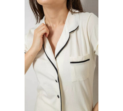 Піжама жіноча, колір молочний, 243R19002