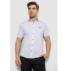 Рубашка мужская с принтом, цвет белый, 214R7332