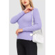 Водолазка женская в рубчик, цвет сиреневый, 204R044