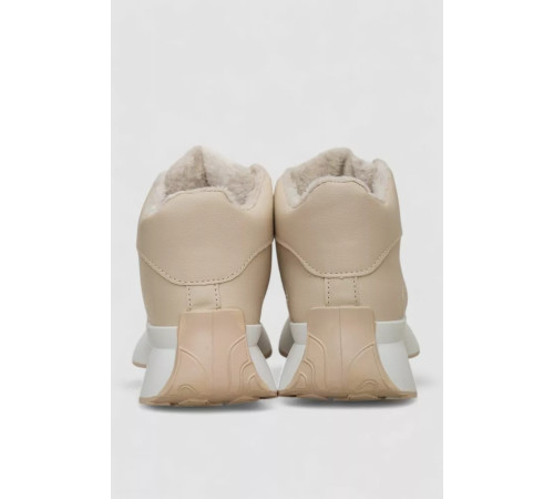 Кросівки жіночі зимові на хутрі, колір бежевий, 248RXM22