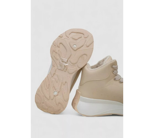 Кросівки жіночі зимові на хутрі, колір бежевий, 248RXM22
