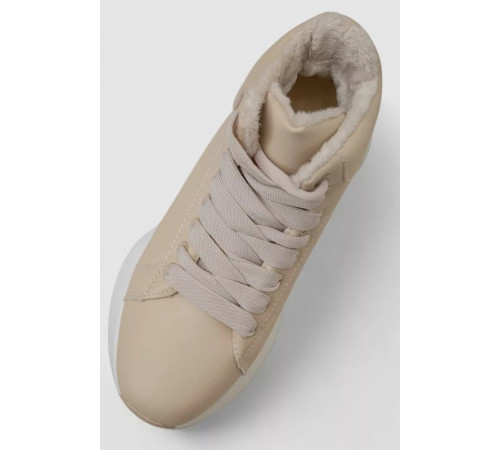 Кросівки жіночі зимові на хутрі, колір бежевий, 248RXM22