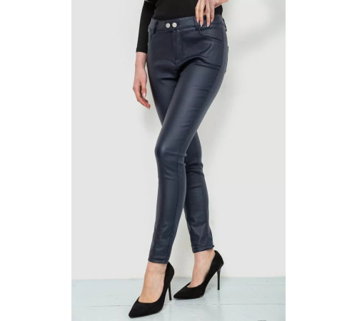 Штани жіночі стрейч, колір темно-синій, 246R3018