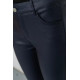 Штани жіночі стрейч, колір темно-синій, 246R3018