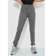 Спортивные брюки женские, цвет светло-серый, 244R526