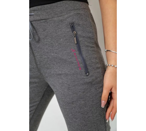 Спортивные брюки женские, цвет светло-серый, 244R526