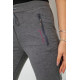 Спортивные брюки женские, цвет светло-серый, 244R526