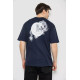 Футболка чоловіча з принтом, колір темно-синій, 244R2127