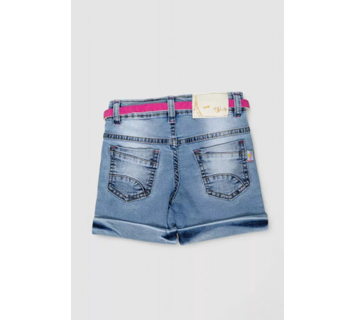 Джинсовые шорты для девочки, цвет синий, 247R1210-1