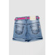 Джинсовые шорты для девочки, цвет синий, 247R1210-1