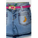 Джинсовые шорты для девочки, цвет синий, 247R1210-1