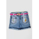 Джинсовые шорты для девочки, цвет синий, 247R1210-1