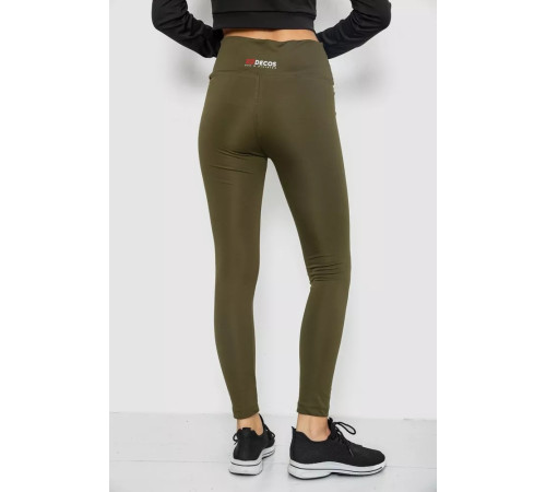 Лосини утеплені, колір хакі, 243R051-4