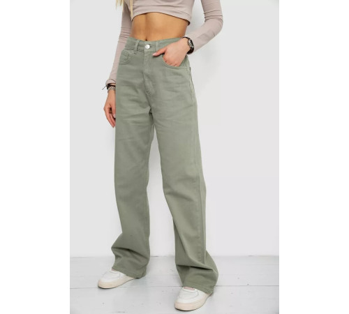 Джинсы женские, цвет оливковый, 250R1852.