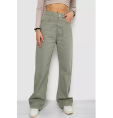 Джинси жіночі, колір оливковий, 250R1852