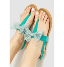 Босоніжки жіночі, колір зелений, 214RF17