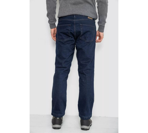 Джинси чоловічі утеплені на флісі, колір синій, 129R9834-1