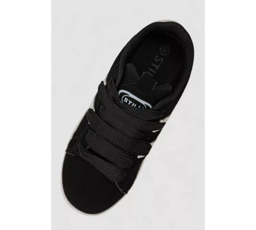 Кросівки жіночі замша, колір чорно-білий, 248RJH800-3