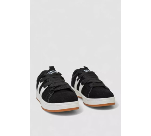 Кросівки жіночі замша, колір чорно-білий, 248RJH800-3