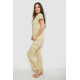 Жіноча піжама з принтом, колір жовтий, 243R7142