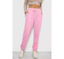 Спортивные брюки женские, цвет розовый, 238RJH015
