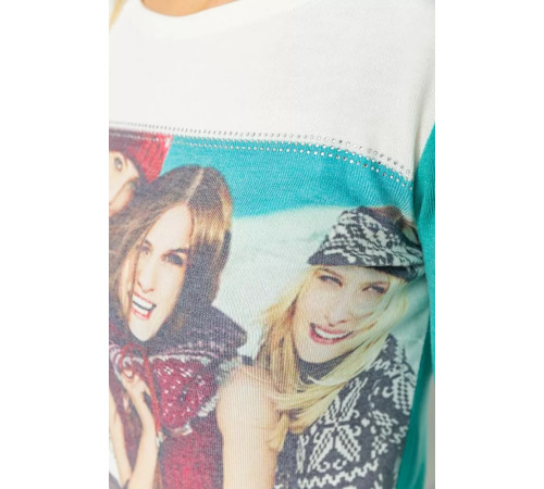 Свитшот женский, цвет оливково-молочный, 167R731