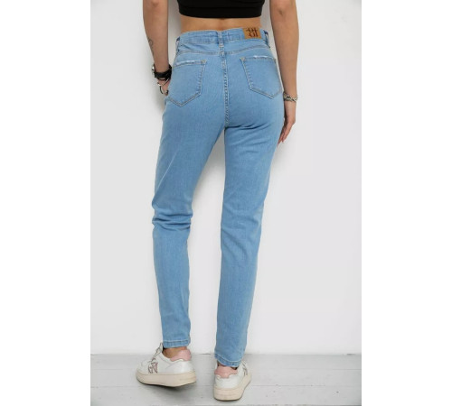 Джинси жіночі, колір блакитний, 182R1472