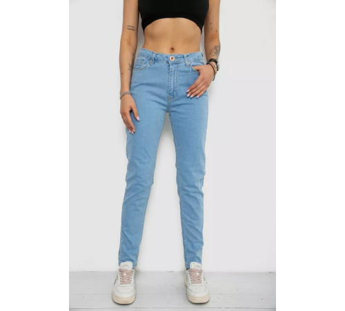 Джинси жіночі, колір блакитний, 182R1472