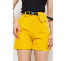 Шорты женские с ремнем, цвет горчичный, 214R9801