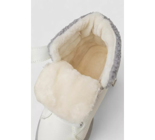 Кросівки жіночі зимові на хутрі, колір біло-сірий, 248RA2253