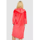 Халат жіночий велюровий на блискавці, колір кораловий, 238R101-1