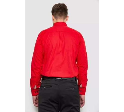 Рубашка мужская с принтом, цвет красный, 214R3092