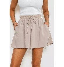 Шорти-спідниця однотонні, колір бежевий, 102R5256