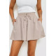Шорти-спідниця однотонні, колір бежевий, 102R5256