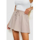 Шорти-спідниця однотонні, колір бежевий, 102R5256